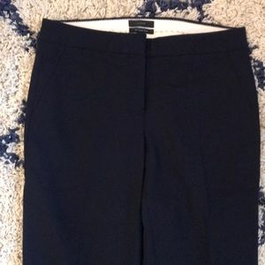 J.Crew Paley Bi-Wool Stretch Navy Pant